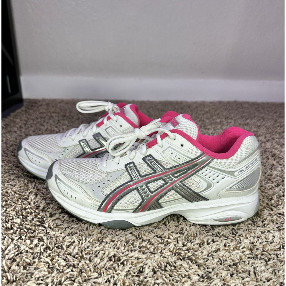 Asics Gel Express 3 Running Training Shoes Pink Gray S068N Women's Size 9